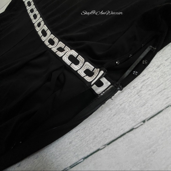 Diane Von Furstenburg NWT *RARE* black studded chain jumpsuit *shop@iamwarrior - Picture 9 of 12